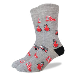 Men's Big & Tall Firefighter Socks