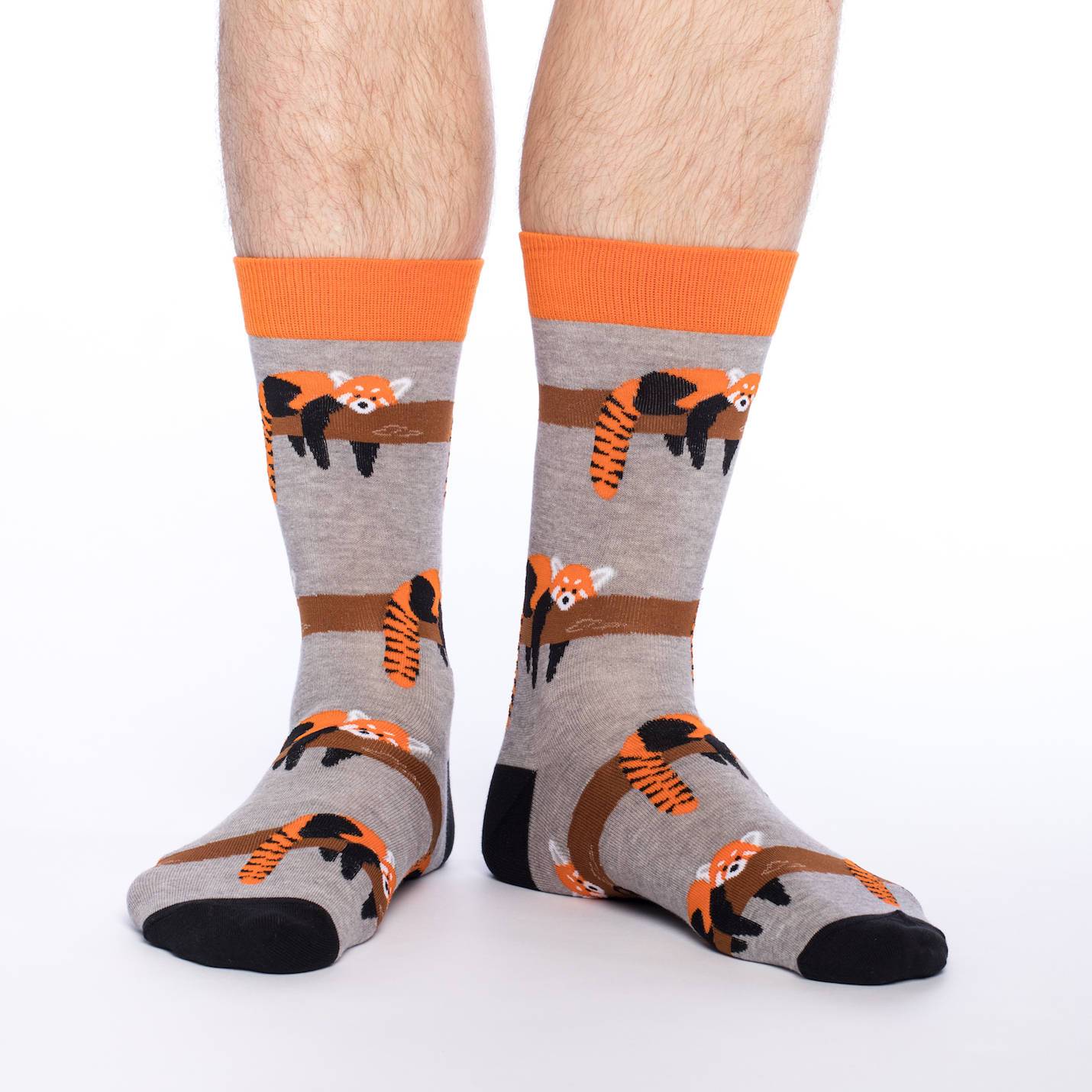 Men's Big & Tall Red Panda Socks