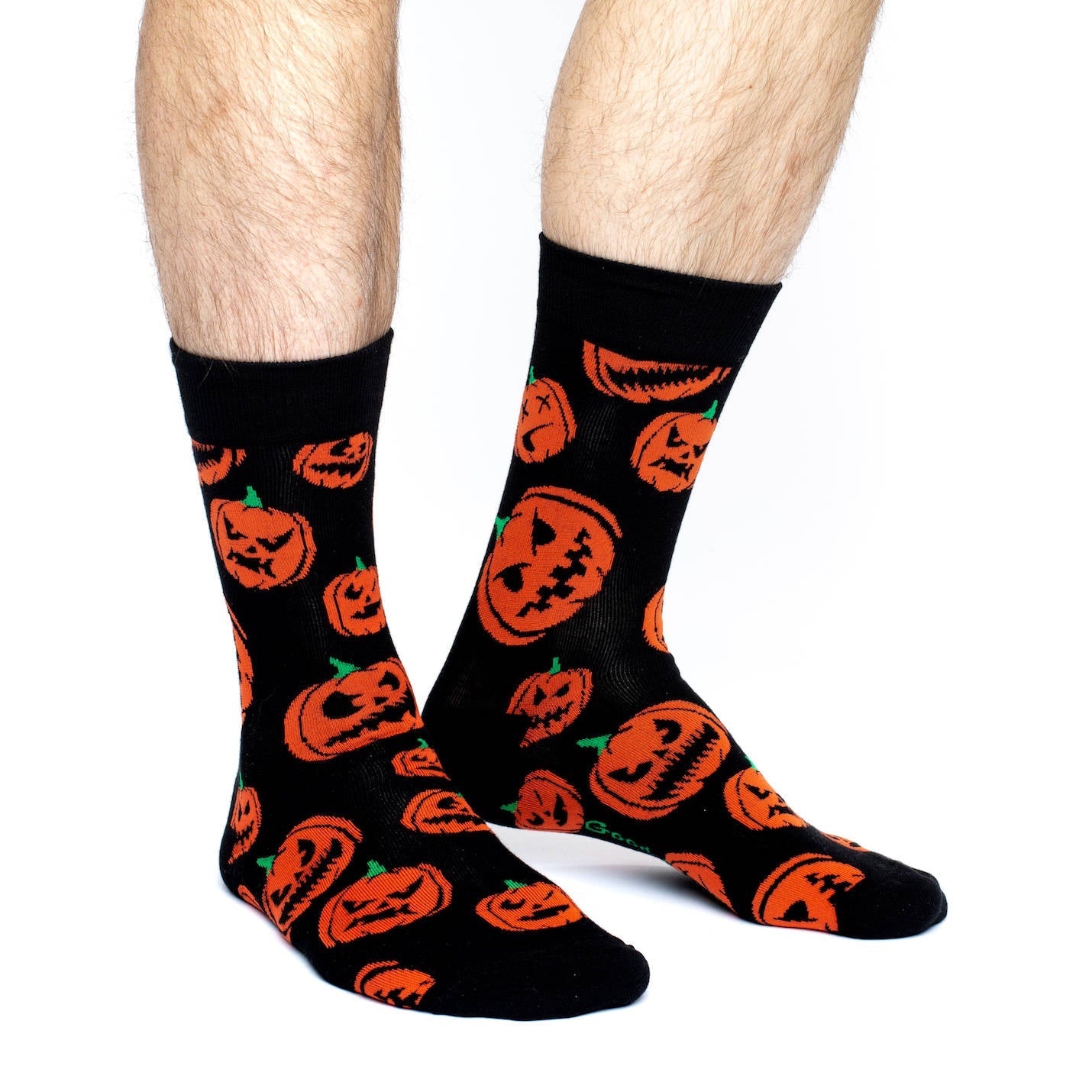 Men's Big & Tall Halloween Pumpkins Socks