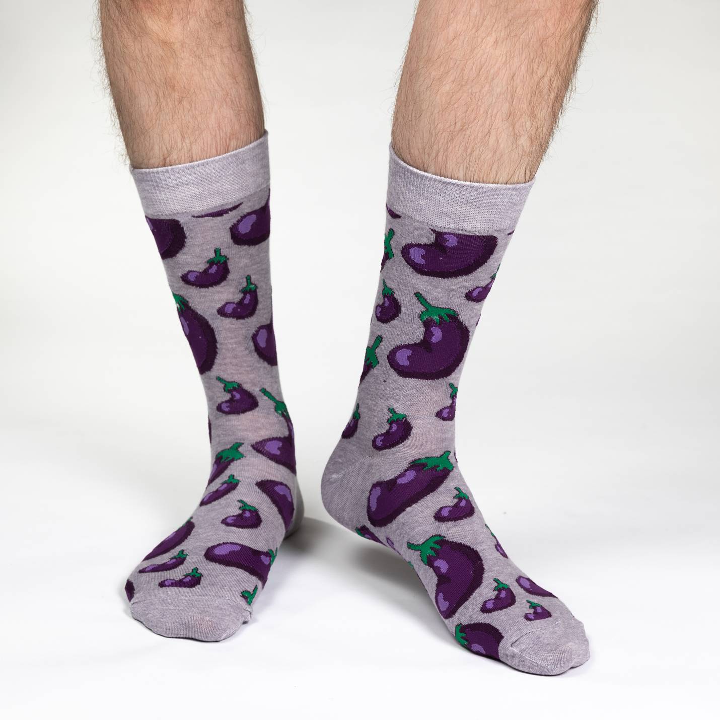 Men's Big & Tall Eggplants Socks
