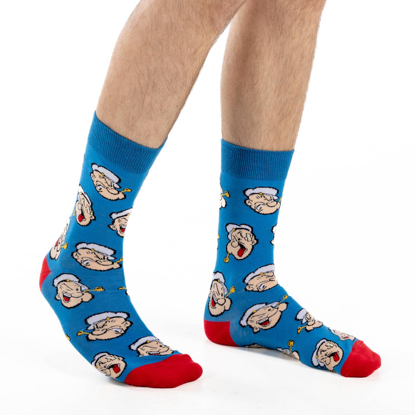 Men's Popeye Faces Socks