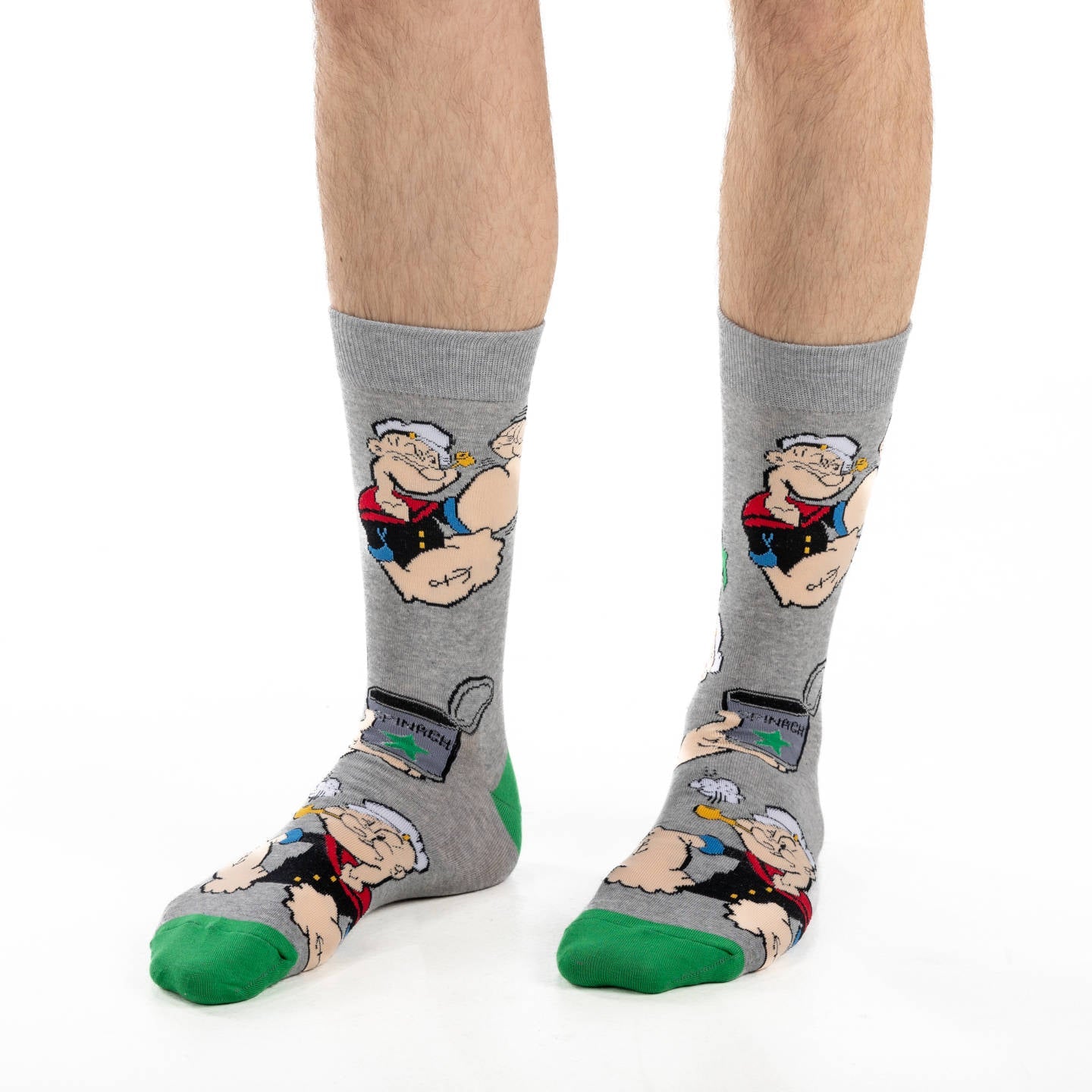Men's Big & Tall Popeye Flexing Socks
