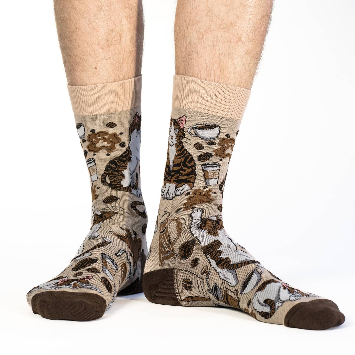 Men's Coffee Cats Socks