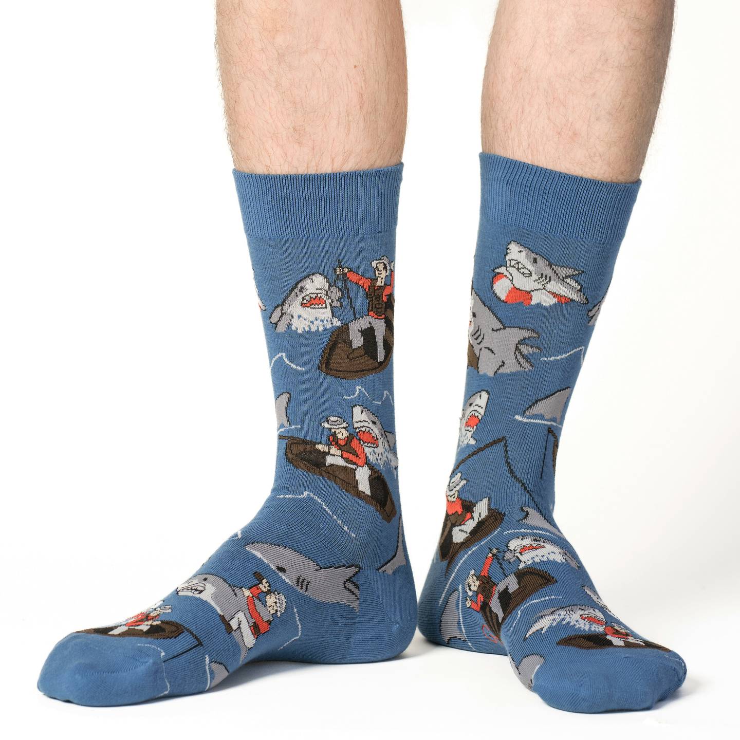 Men's Sharks vs Fishermen Socks