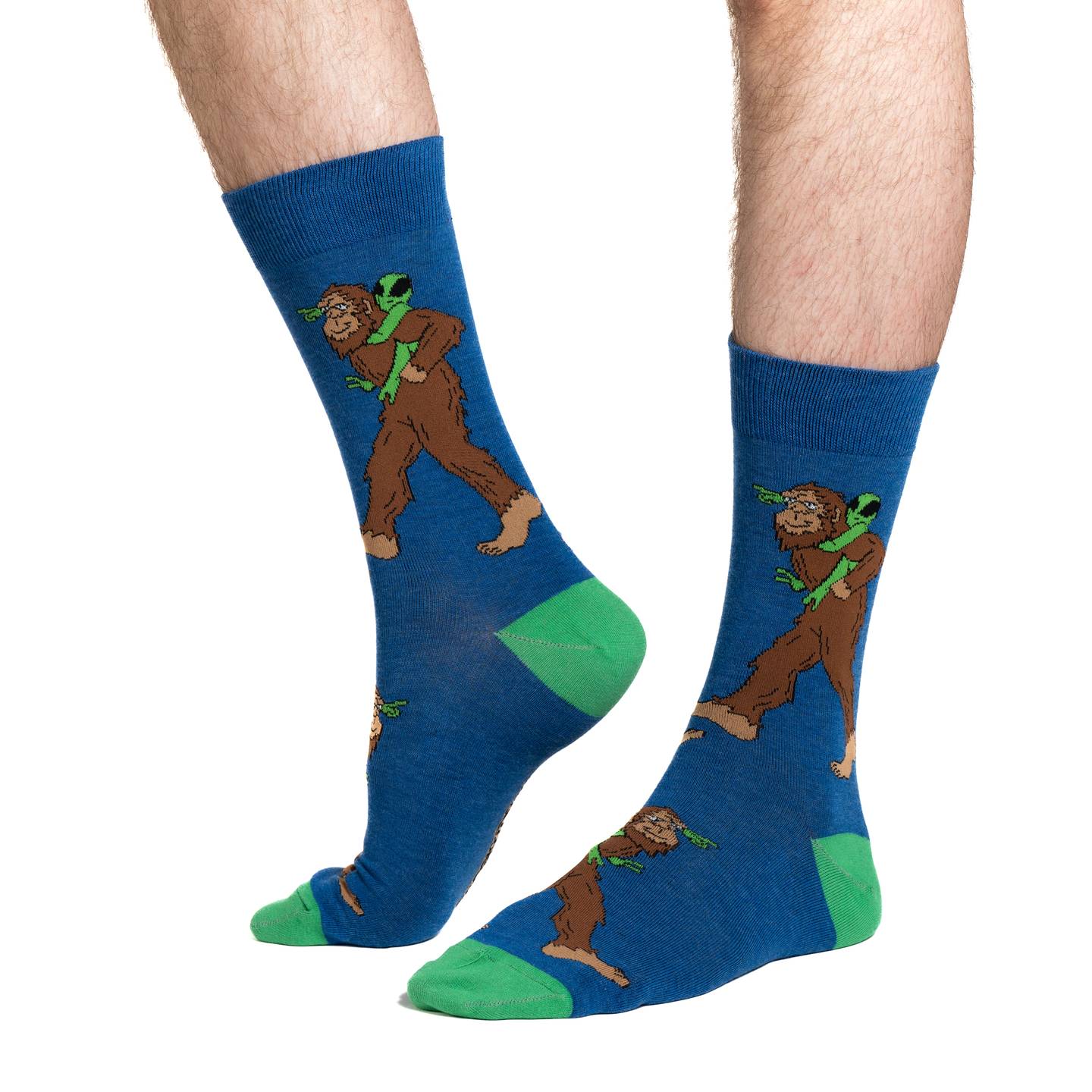 Men's Bigfoot & Aliens Socks