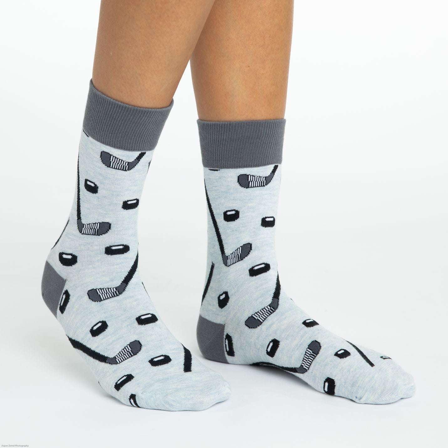 Women's Hockey Sticks and Pucks Socks