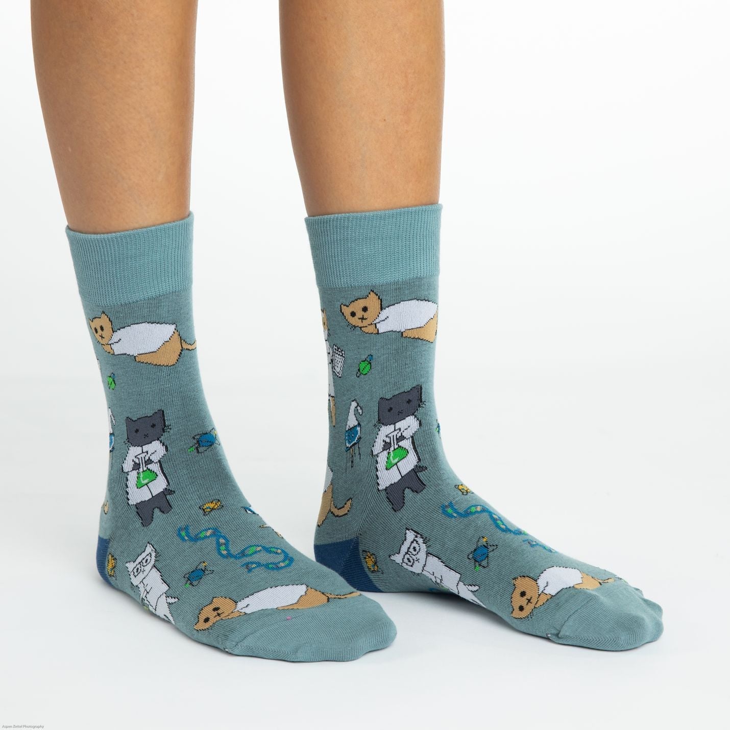 Women's Science Cats Socks
