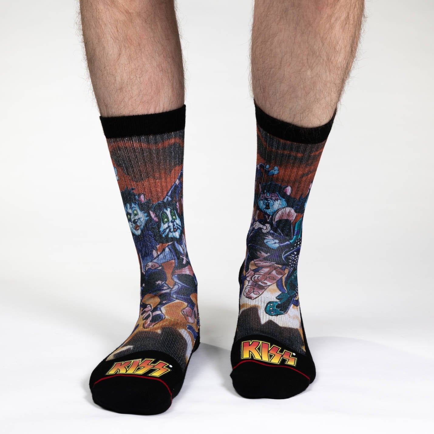Men's Kiss Cartoon Socks