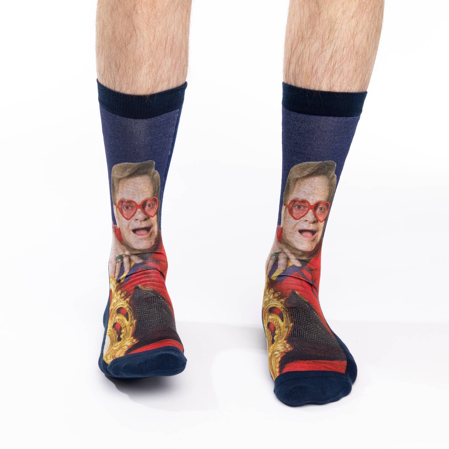 Men's Elton John on Chair Socks