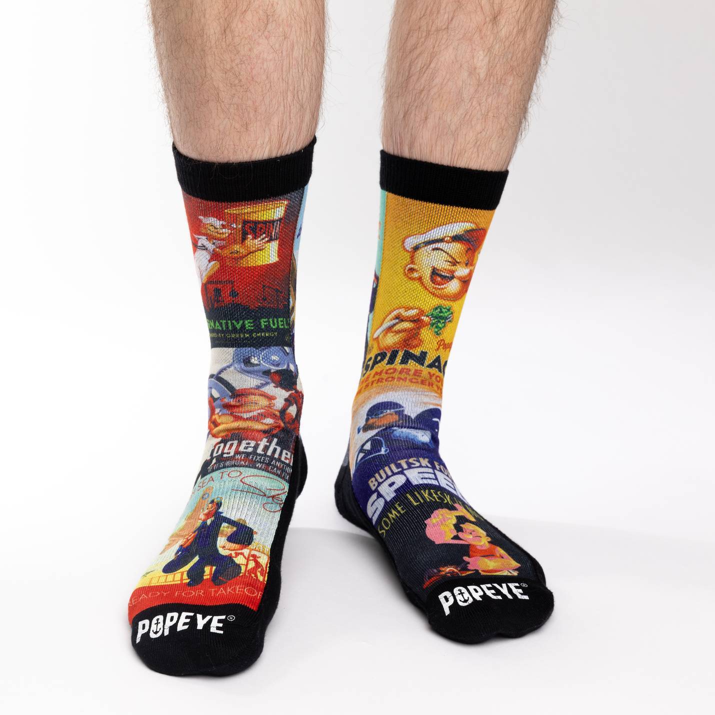 Men's Popeye Posters Socks