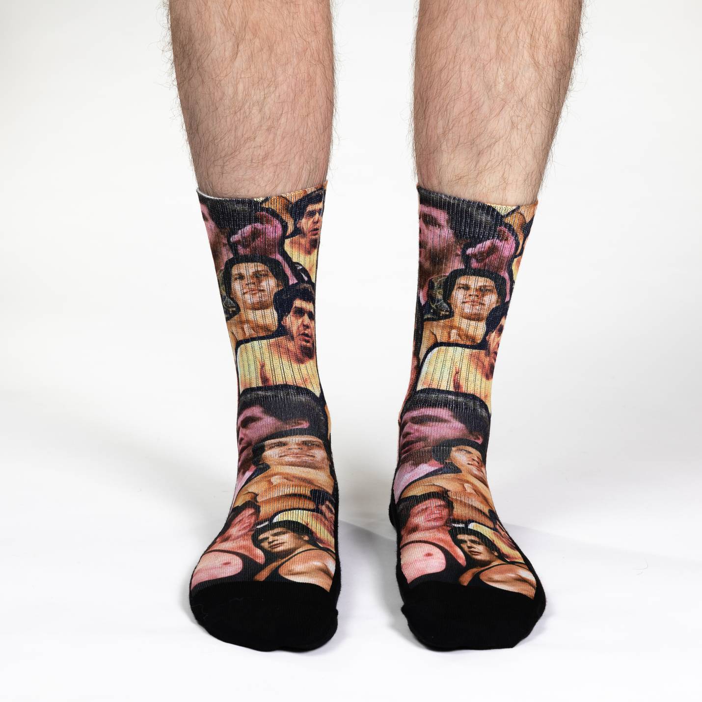 Men's Andre the Giant Collage Socks