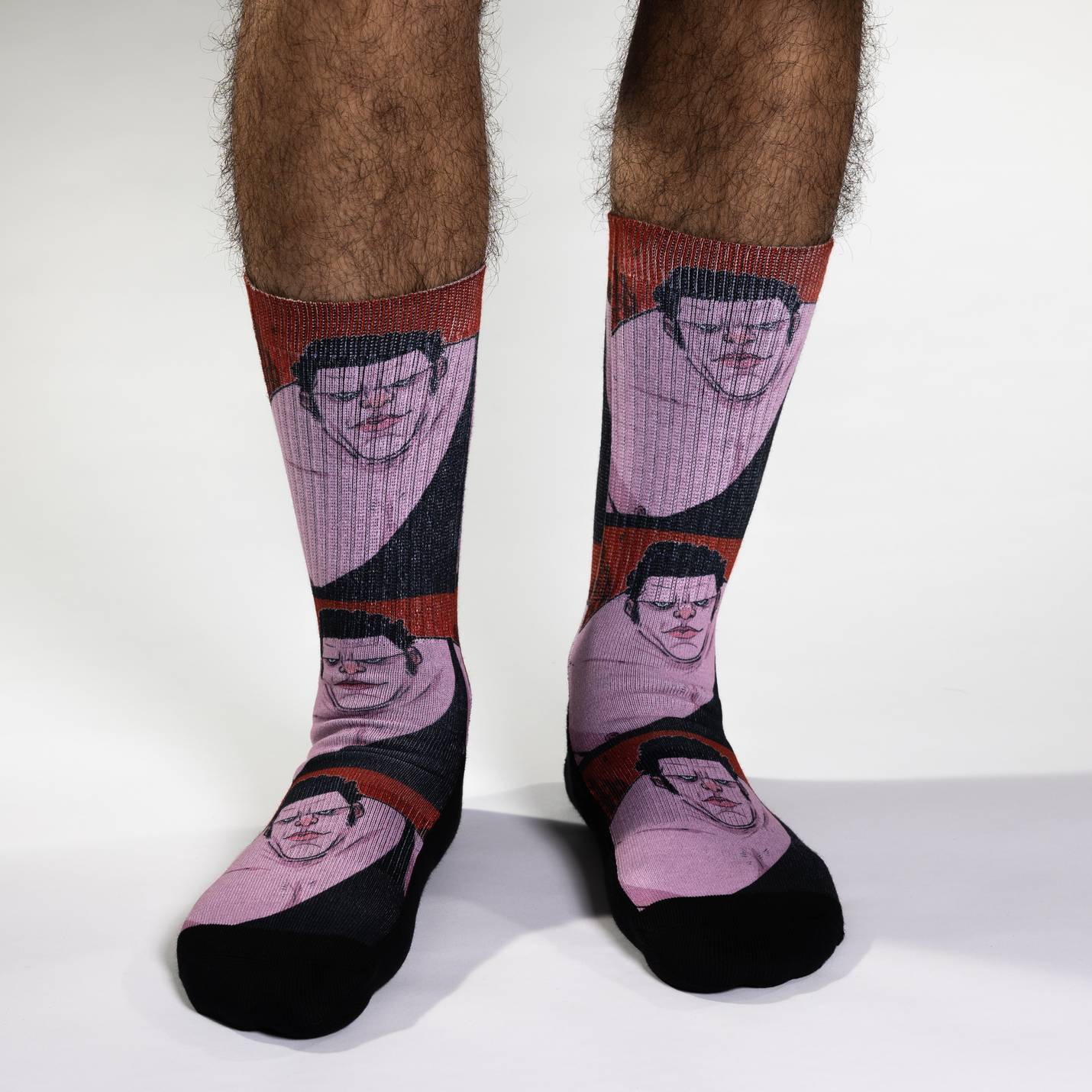 Men's Andre the Giant Illustration Socks