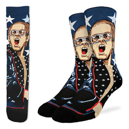 Men's Elton John Playing Piano Socks