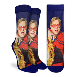Women's Elton John on Chair Socks