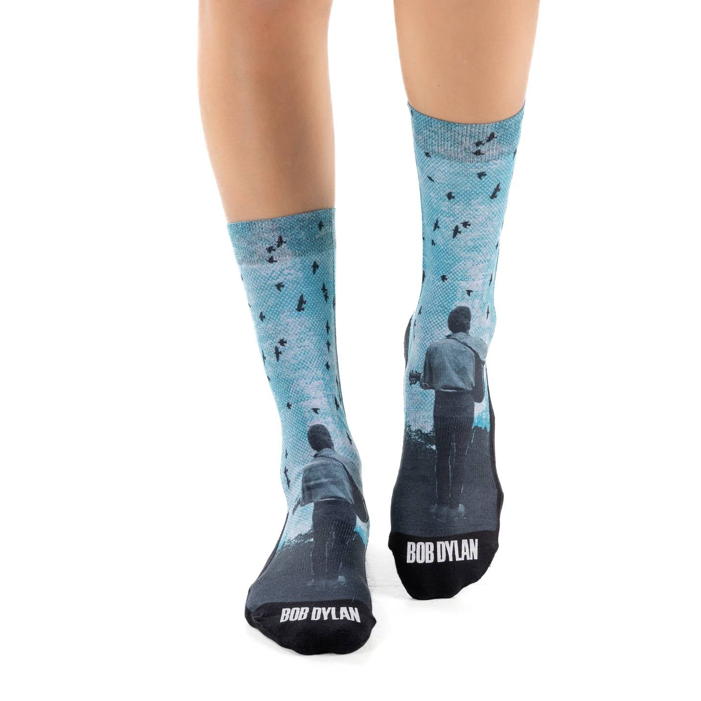 Women's Bob Dylan, Playing Guitar Socks