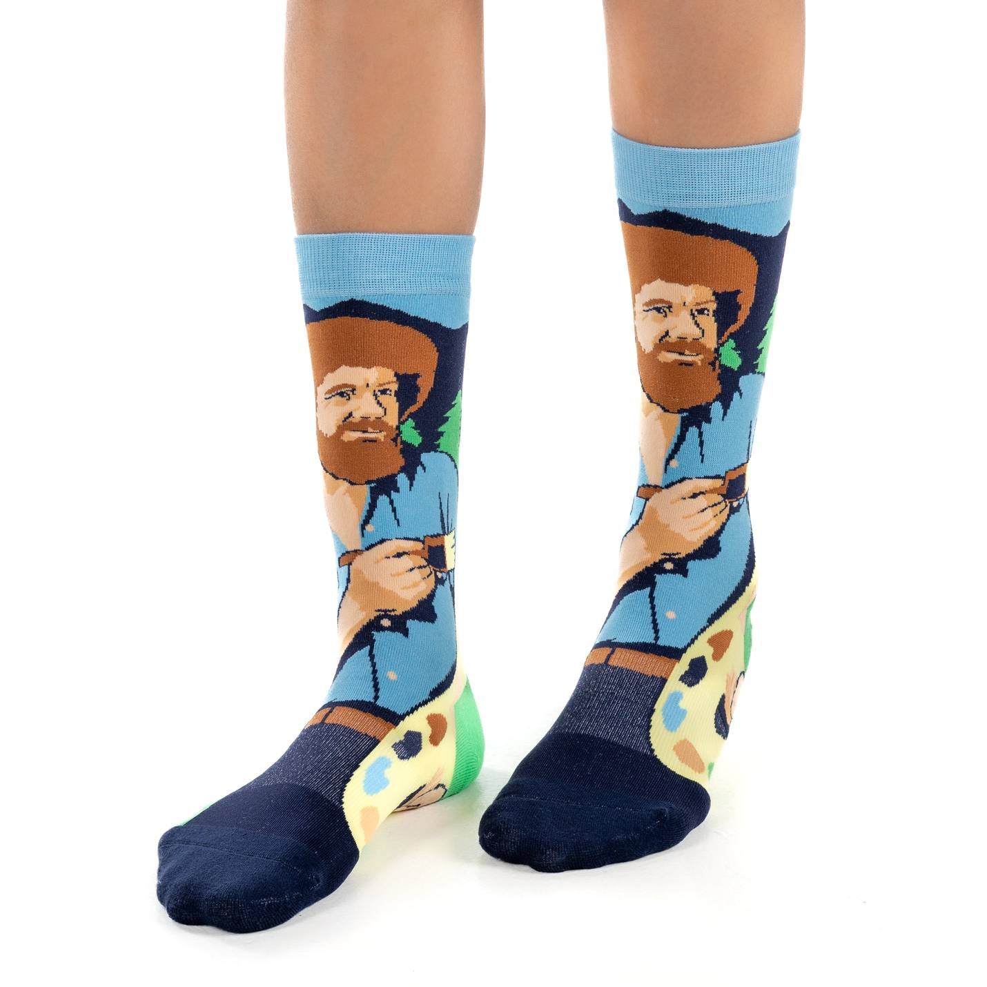 Women's Bob Ross, Exploring Color Palettes Socks