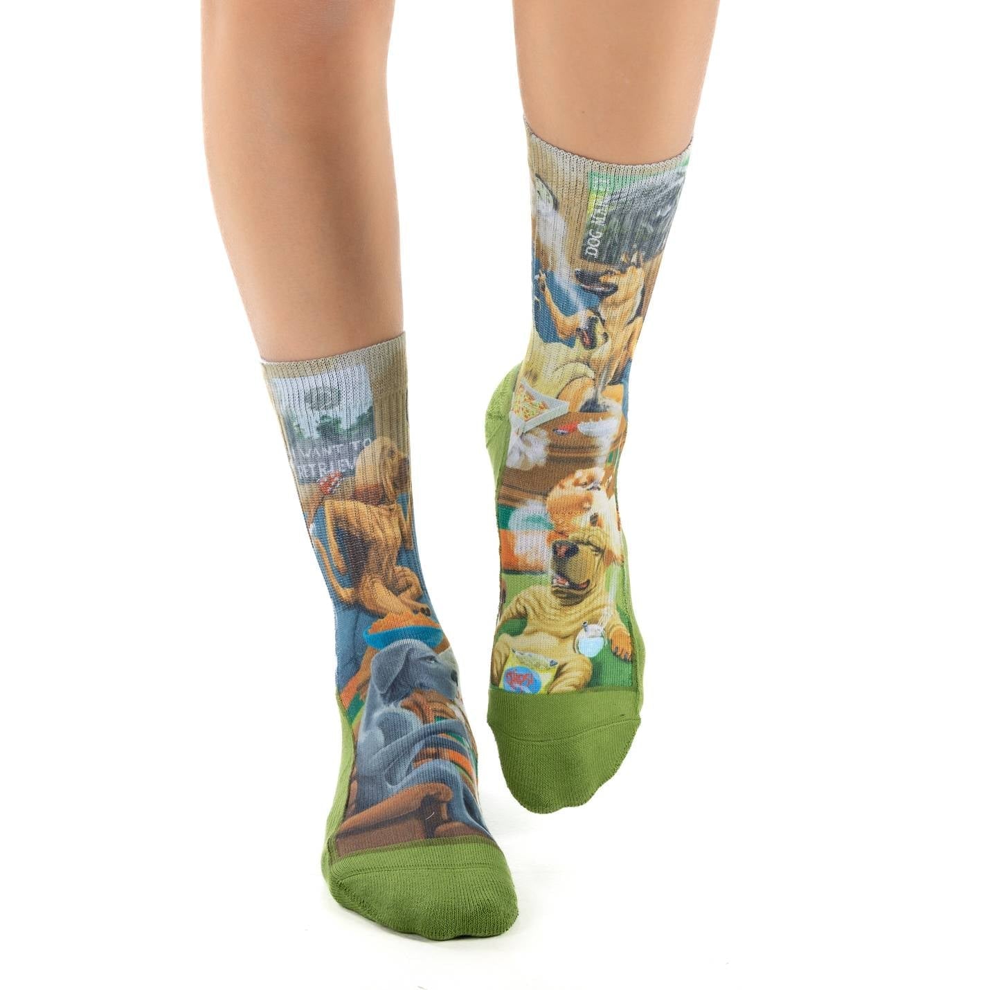 Women's Dogs Smoking Weed Socks
