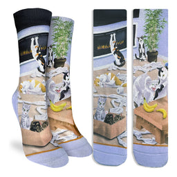 Women's Cats Causing Catastrophe Socks