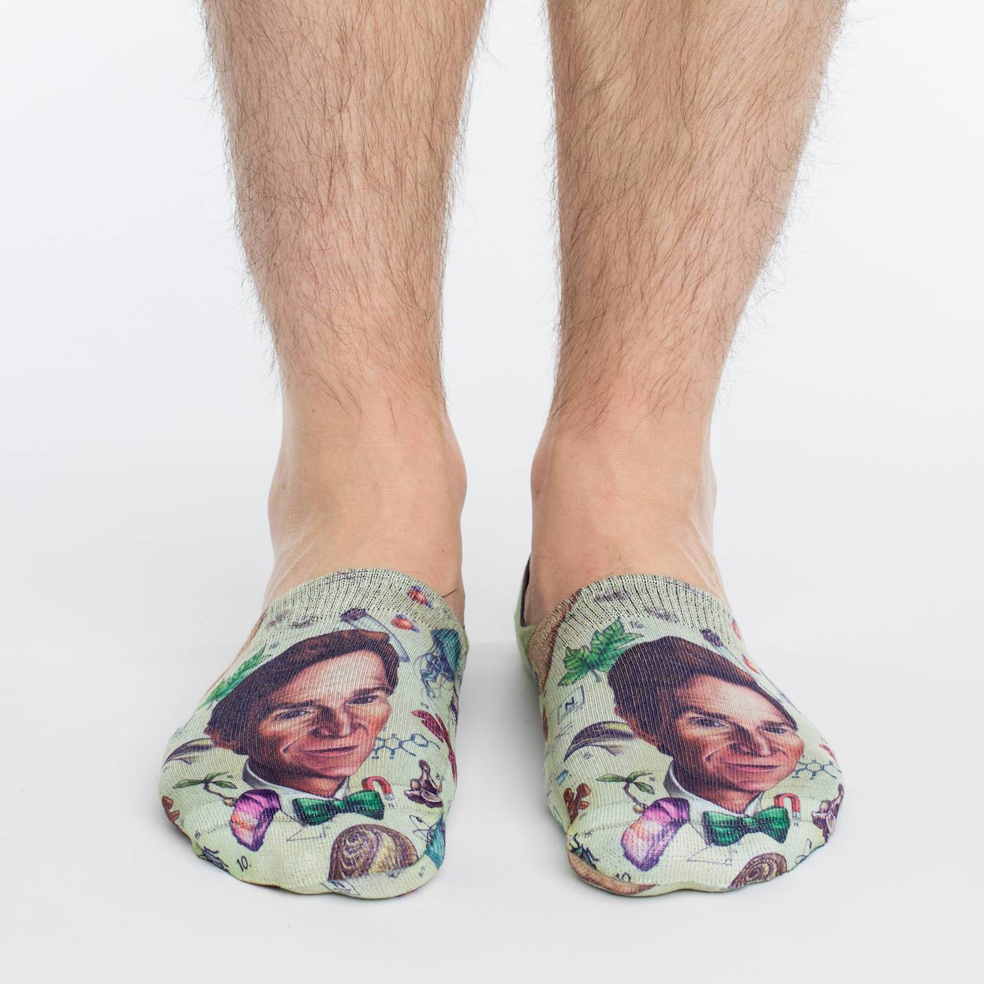 Men's Bill Nye the Science Guy No Show Socks