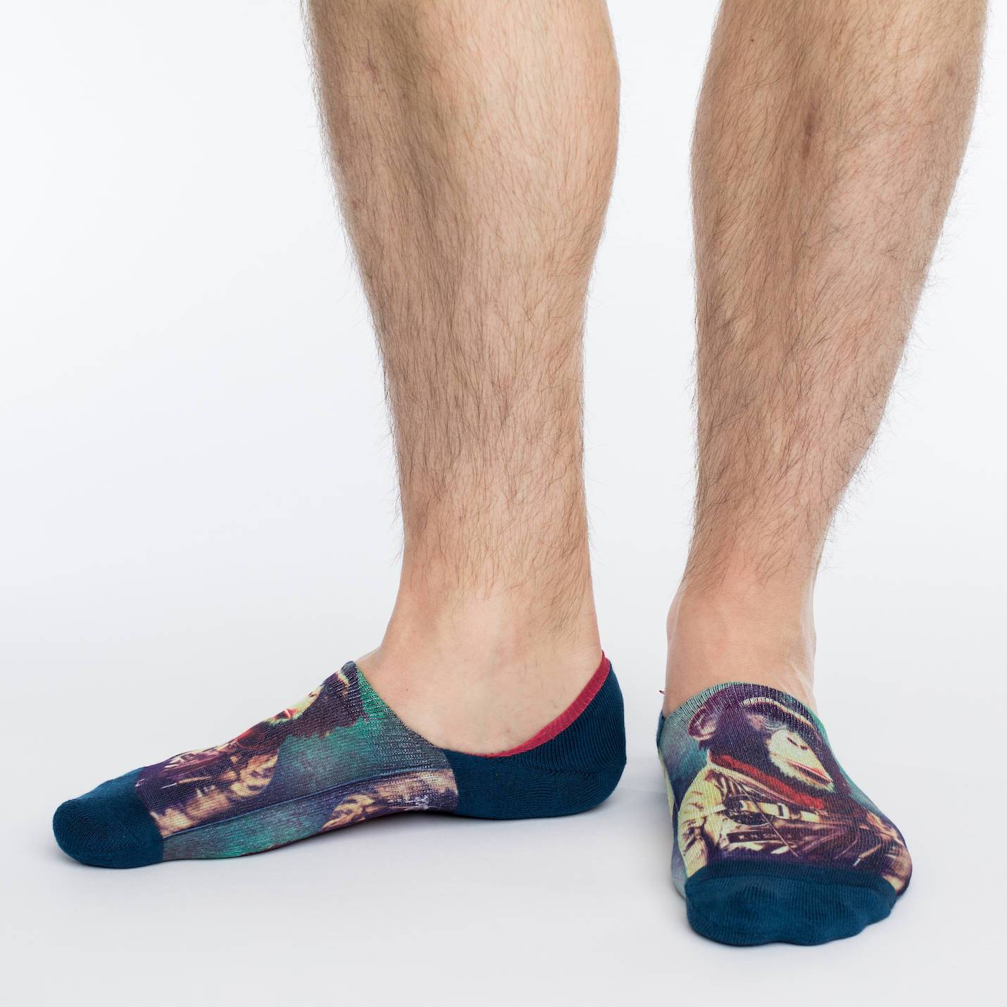 Men's Space Monkey No Show Socks