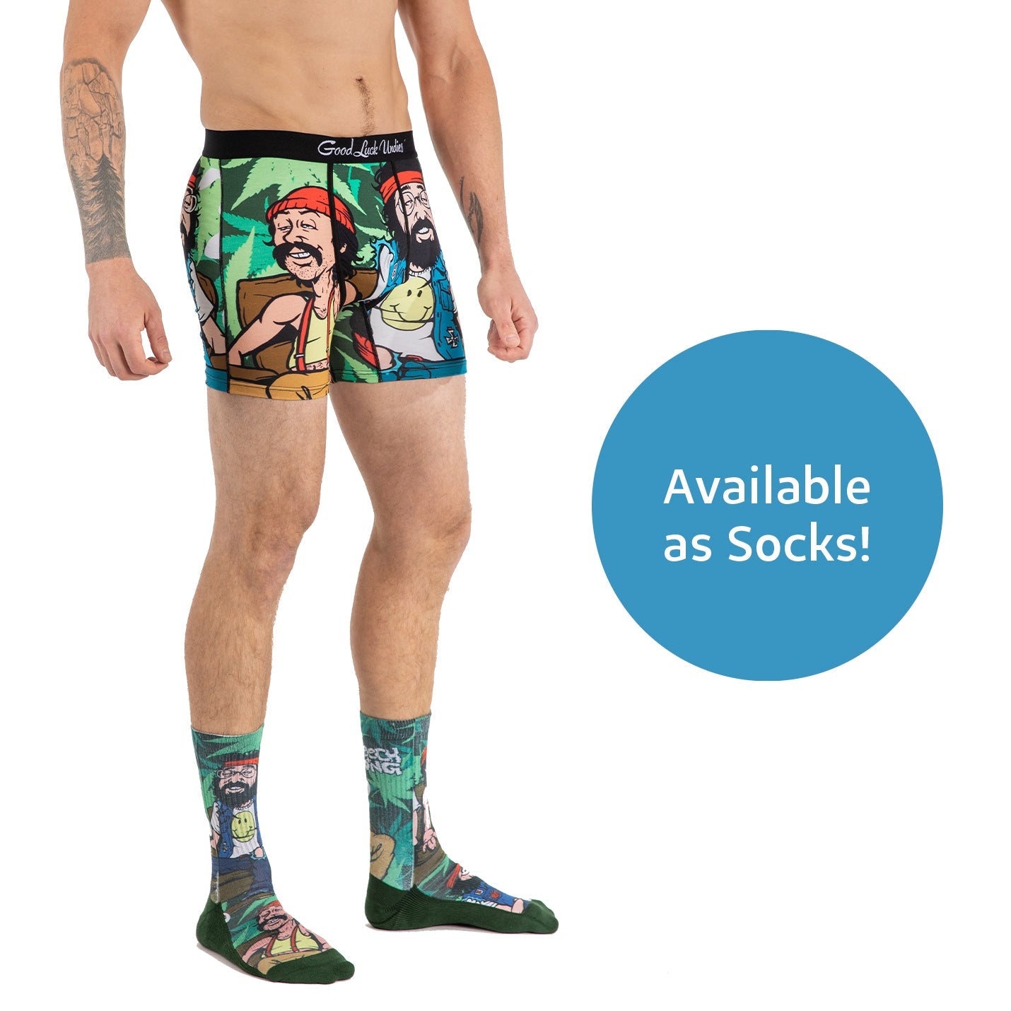Men's Cheech & Chong On Couch Underwear