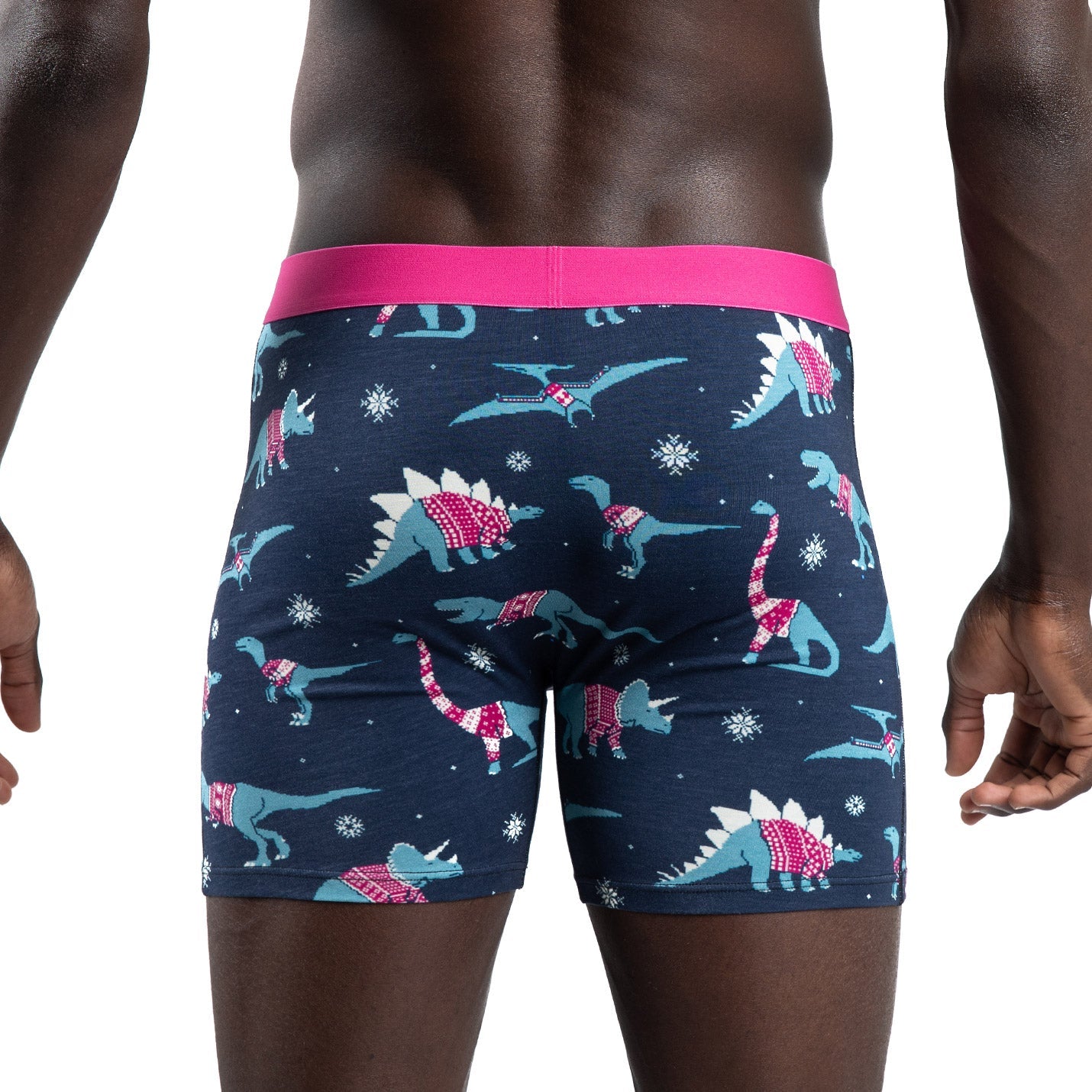 Men's Christmas Sweater Dinosaur Underwear