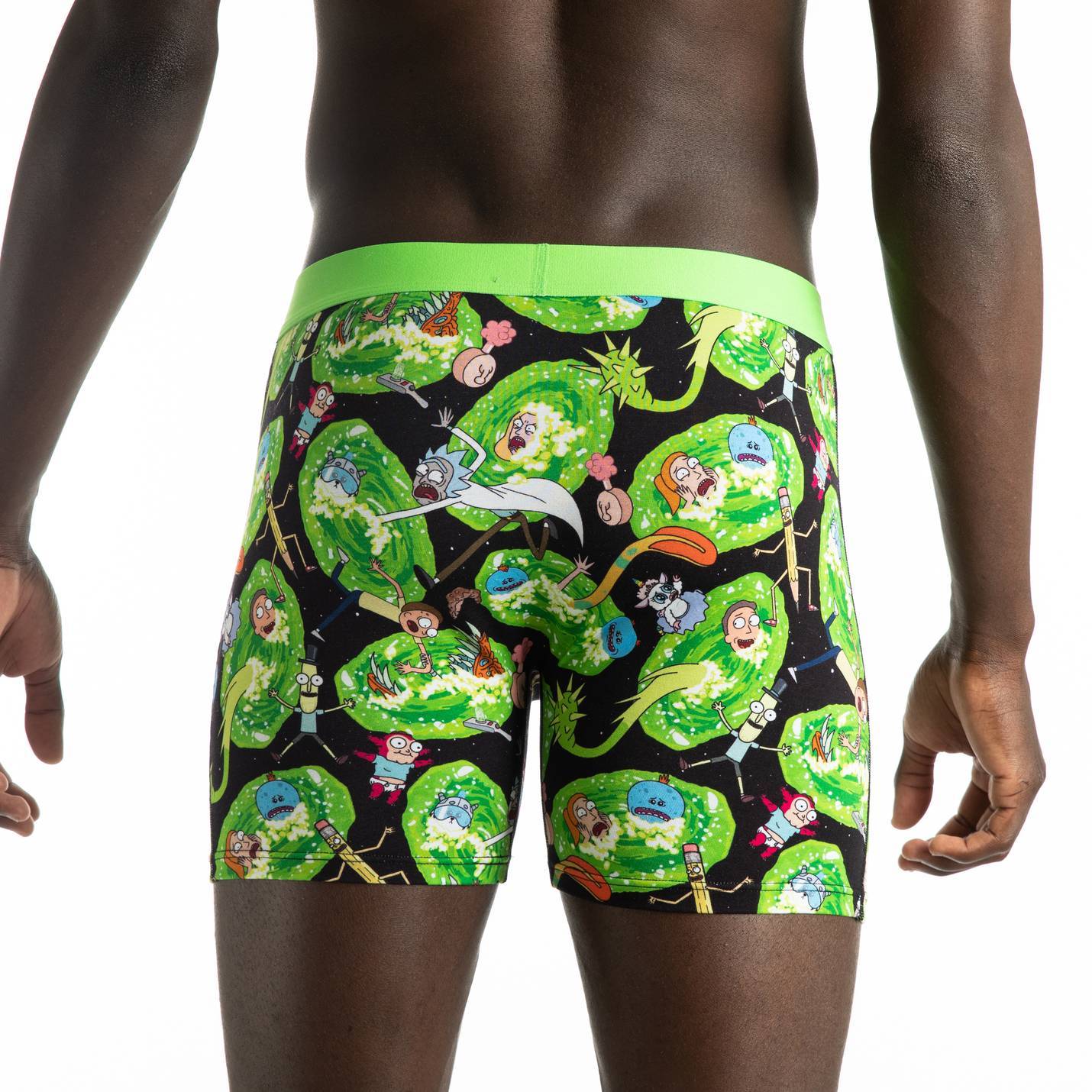 Men's Rick and Morty Portals Underwear
