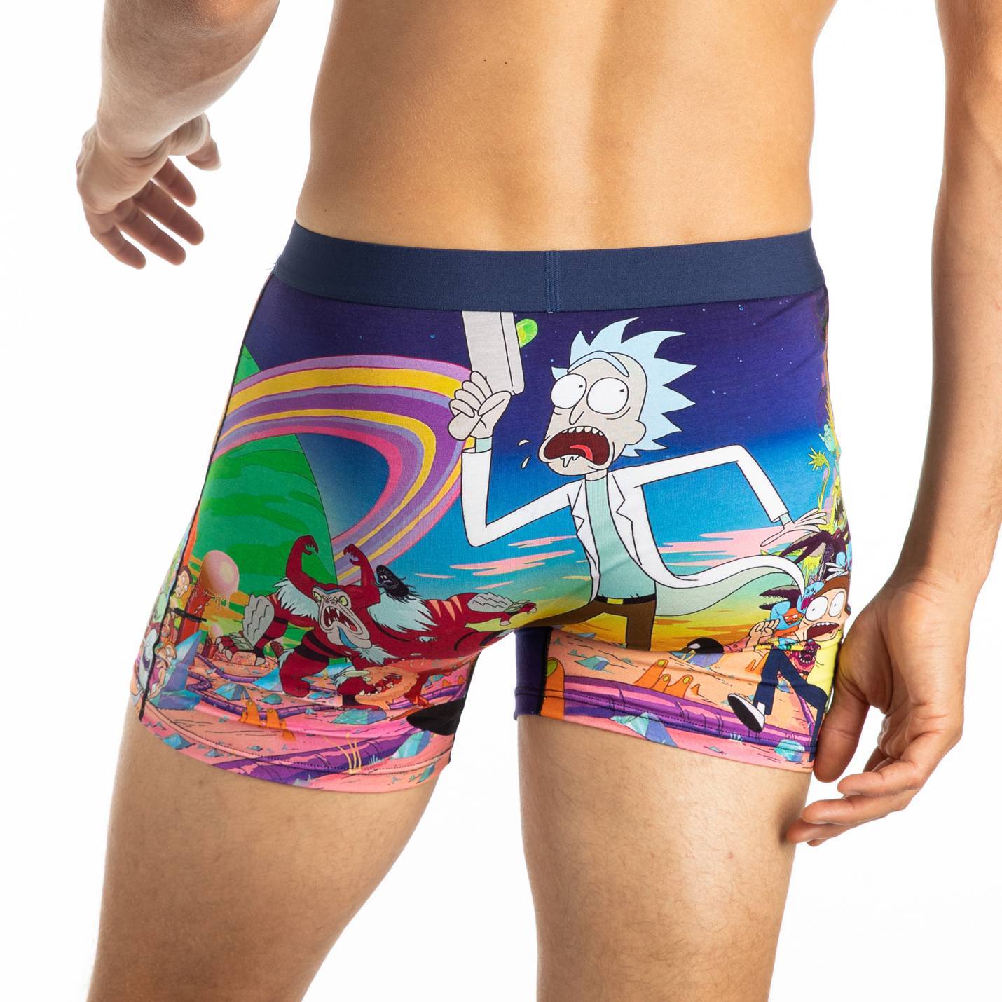 Men's Rick and Morty Run Away! Underwear
