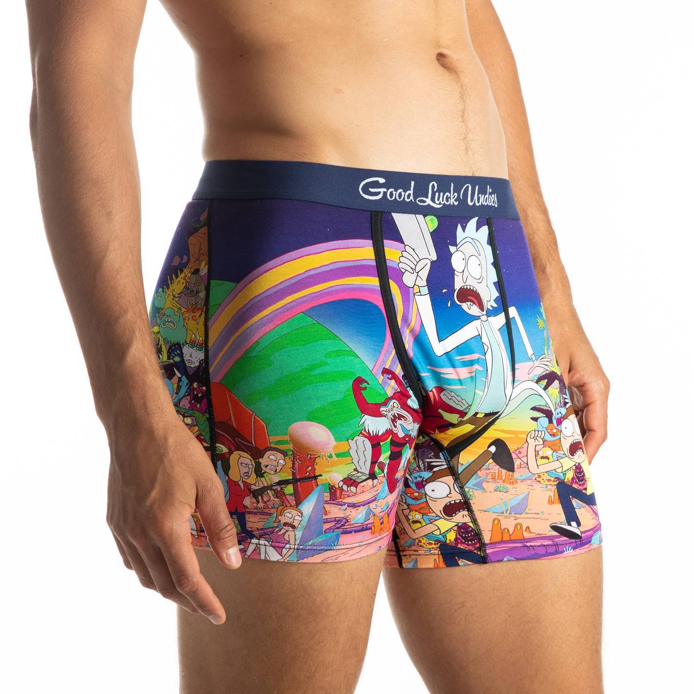 Men's Rick and Morty Run Away! Underwear