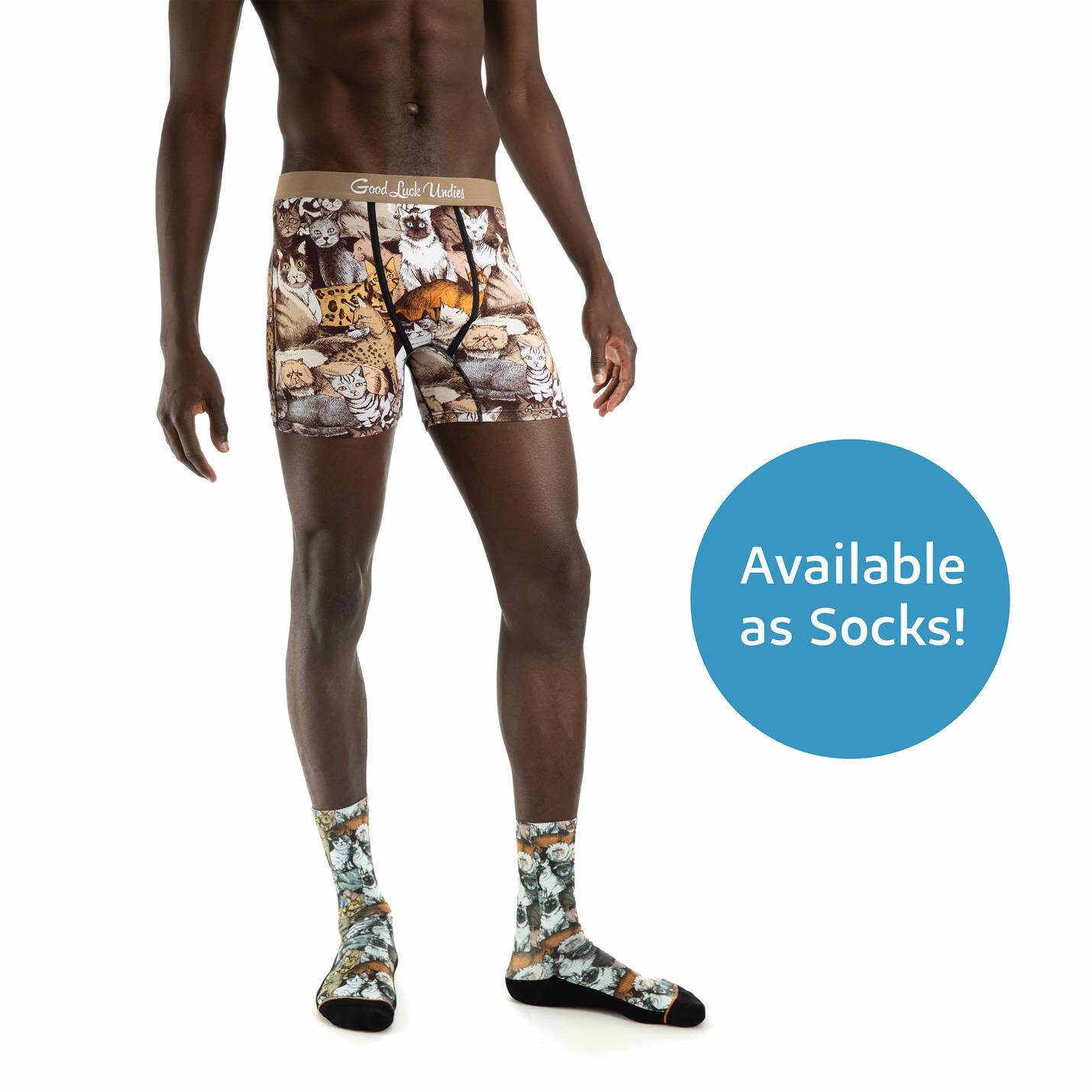 Men's Social Cats Underwear