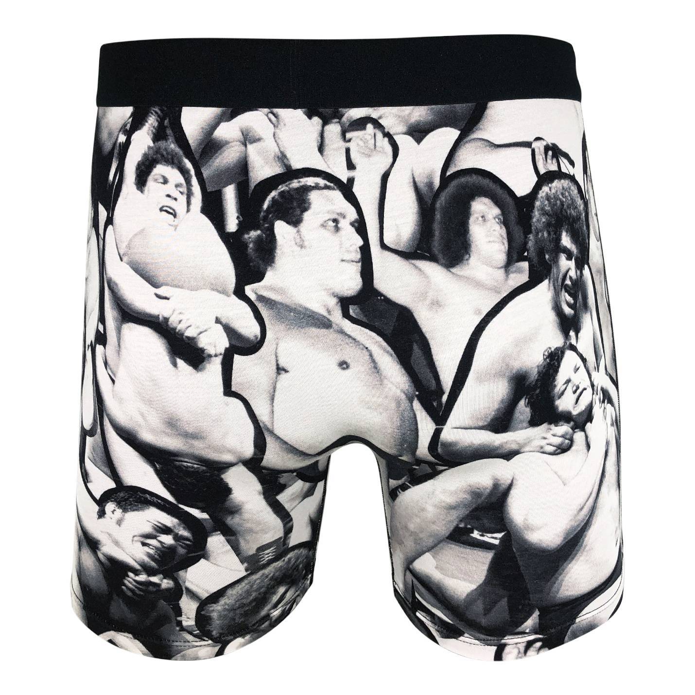 Men's Andre The Giant Wrestling Collage Underwear