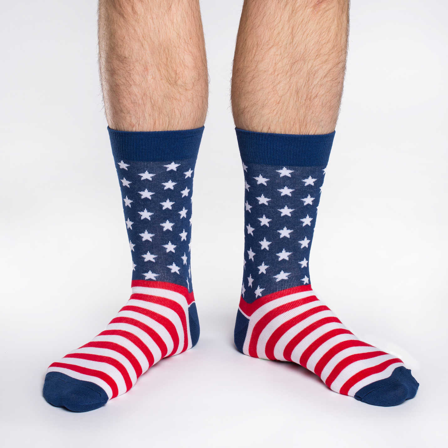 Men's Big & Tall American Flag Socks