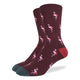 Men's Big & Tall Pink Flamingo Party Socks
