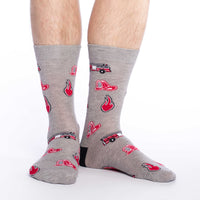 Men's Big & Tall Firefighter Socks