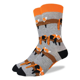 Men's Big & Tall Red Panda Socks