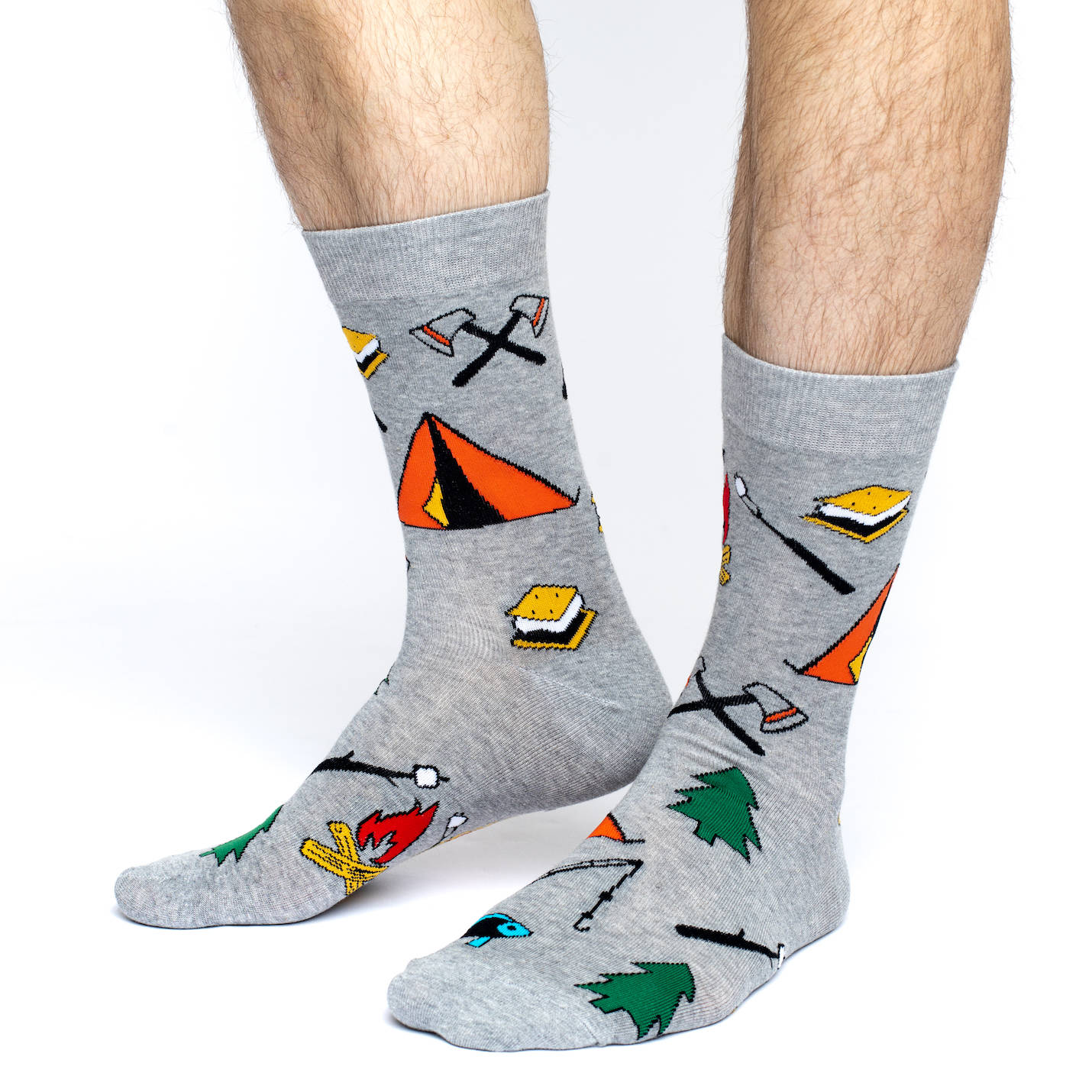 Men's Big & Tall Camping Socks