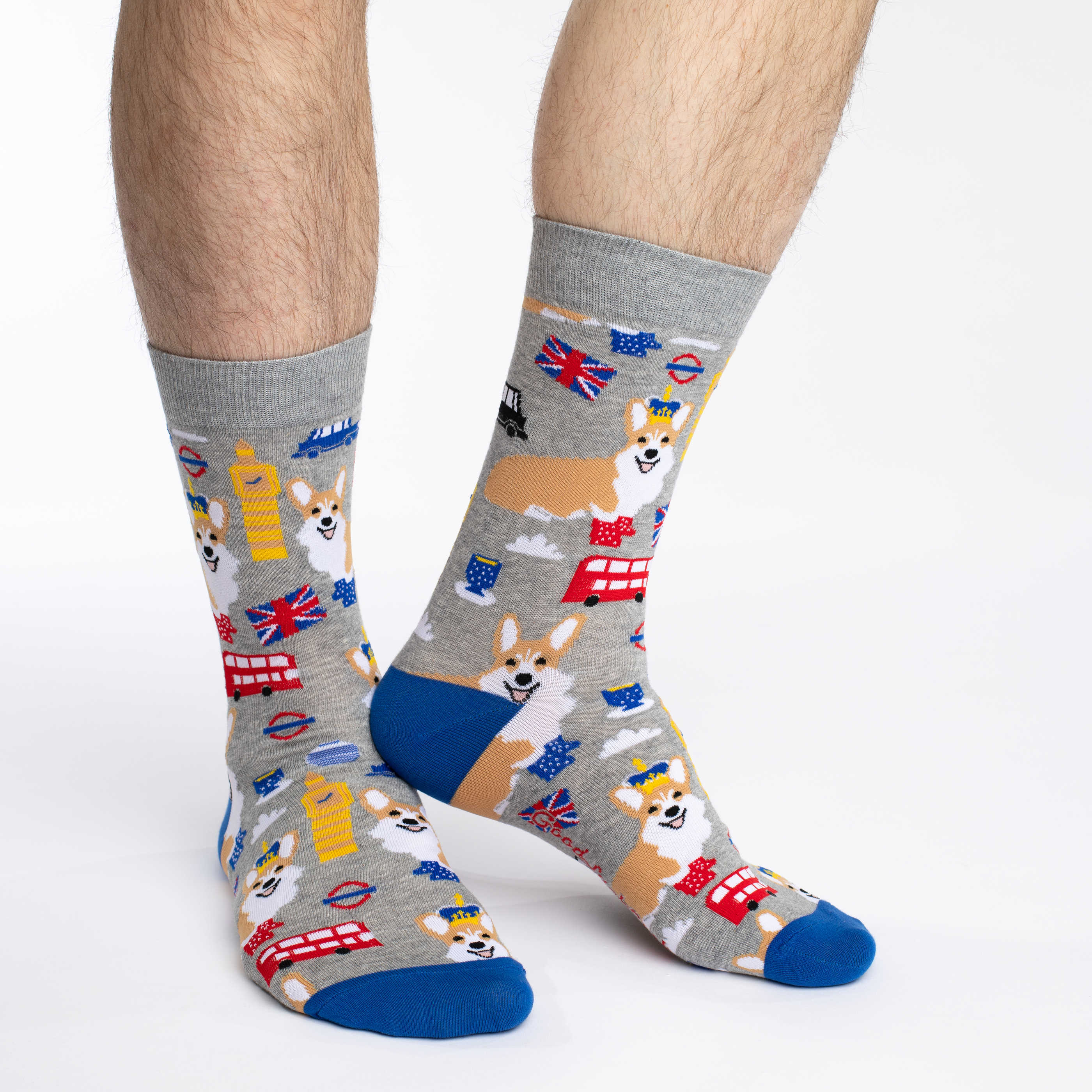 Men's Corgis in London Socks