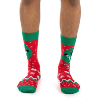 Men's Bob Ross Christmas Socks