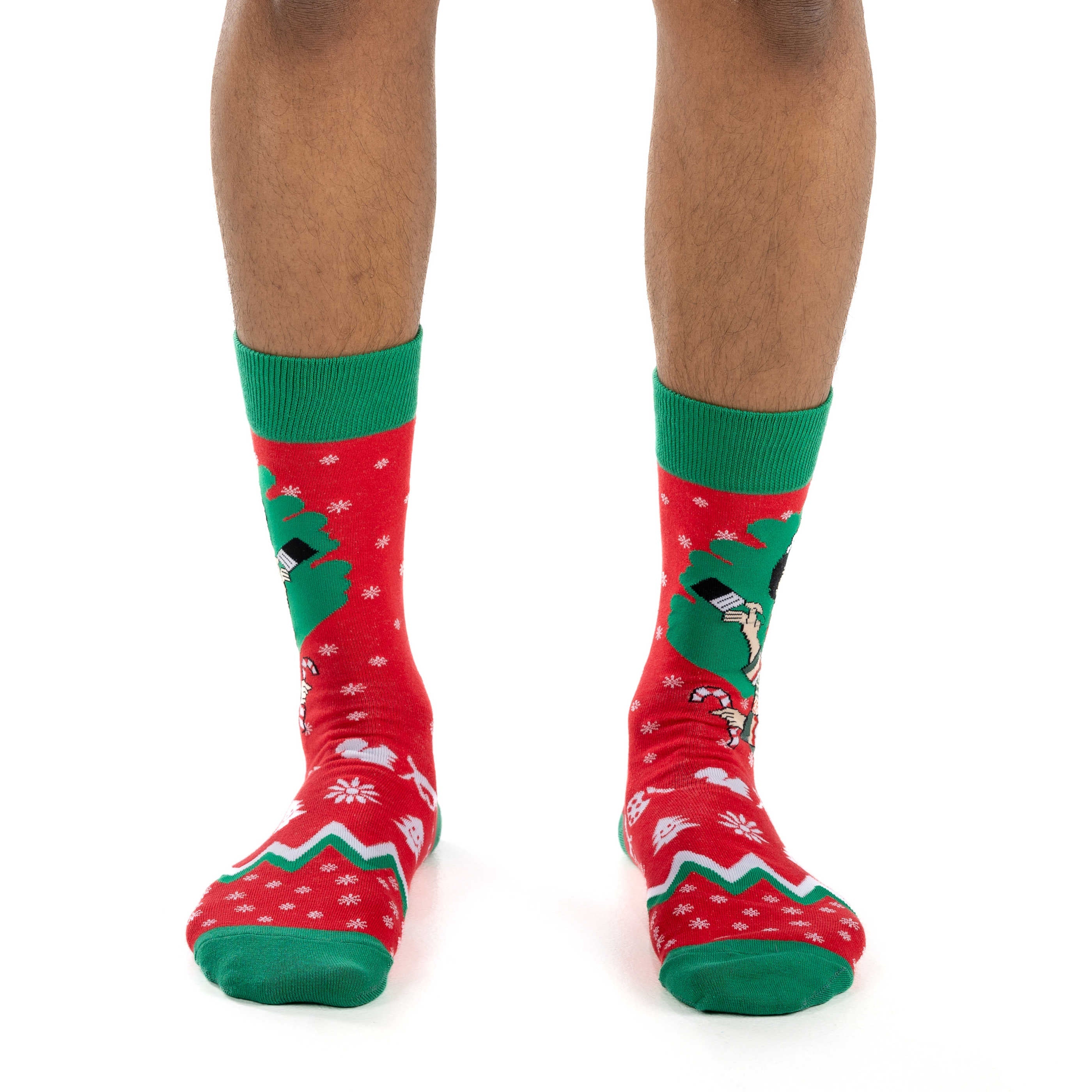 Men's Bob Ross Christmas Socks