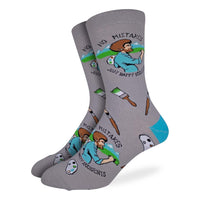 Men's Big & Tall Bob Ross Happy Accident Socks