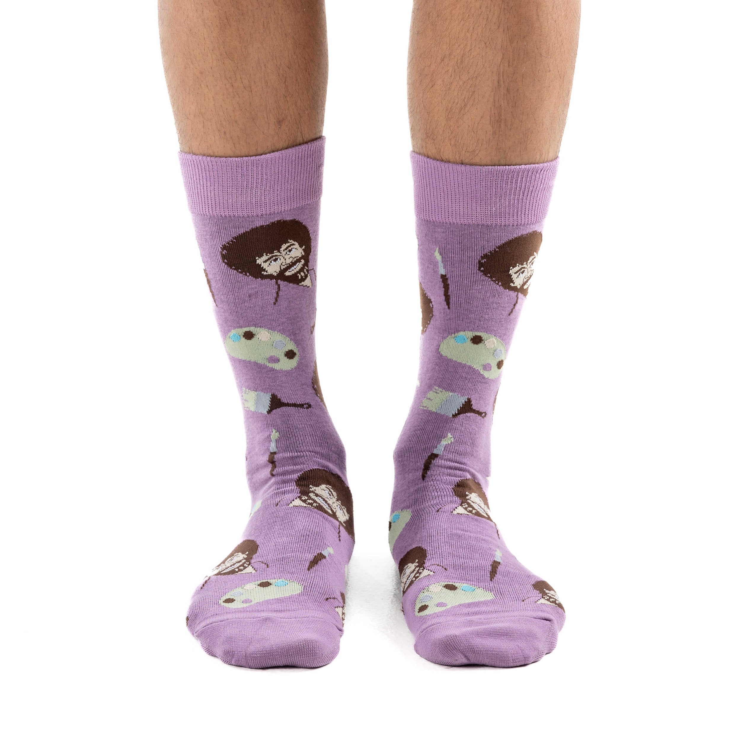 Men's Bob Ross Paint Board Socks