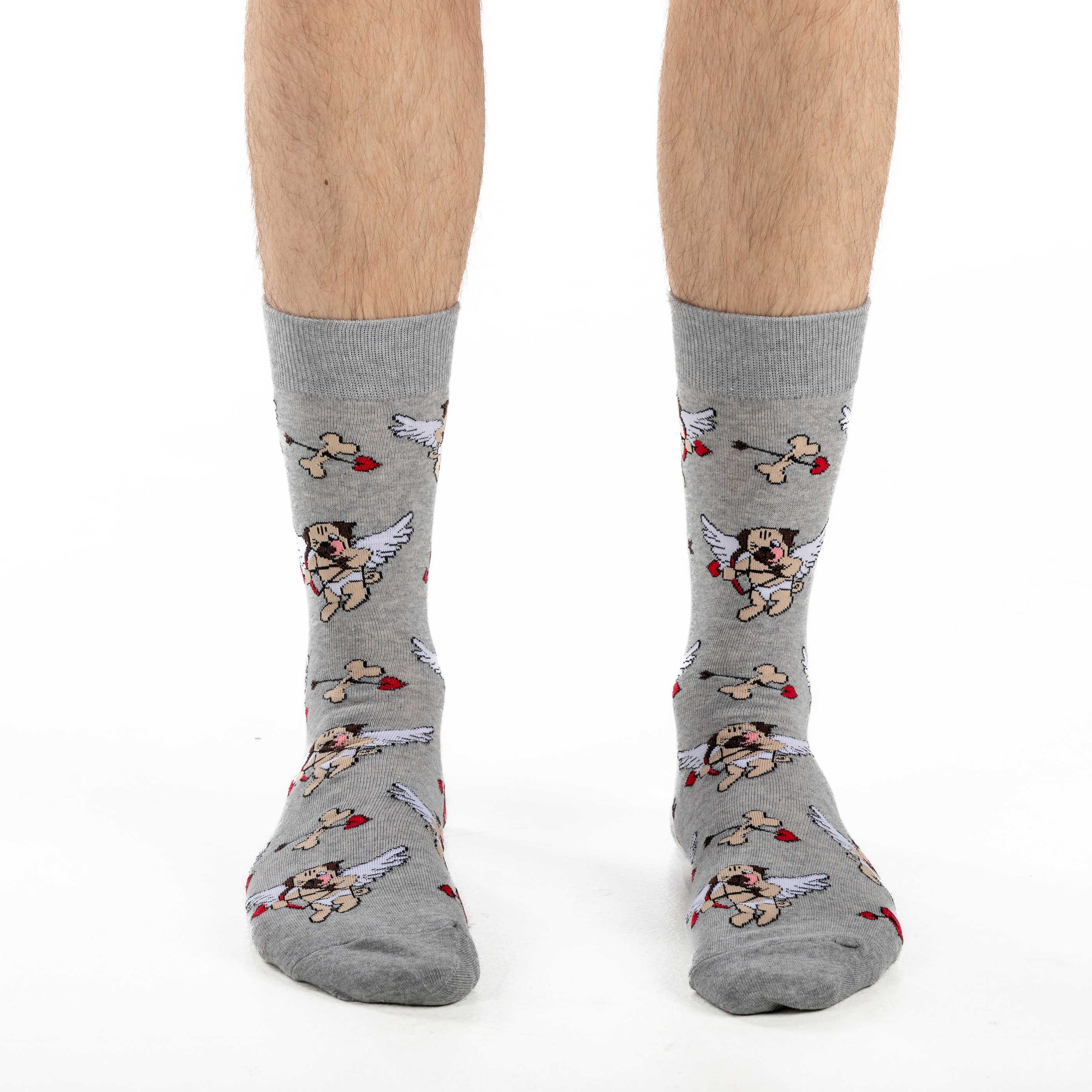 Men's Cupid Pugs Socks