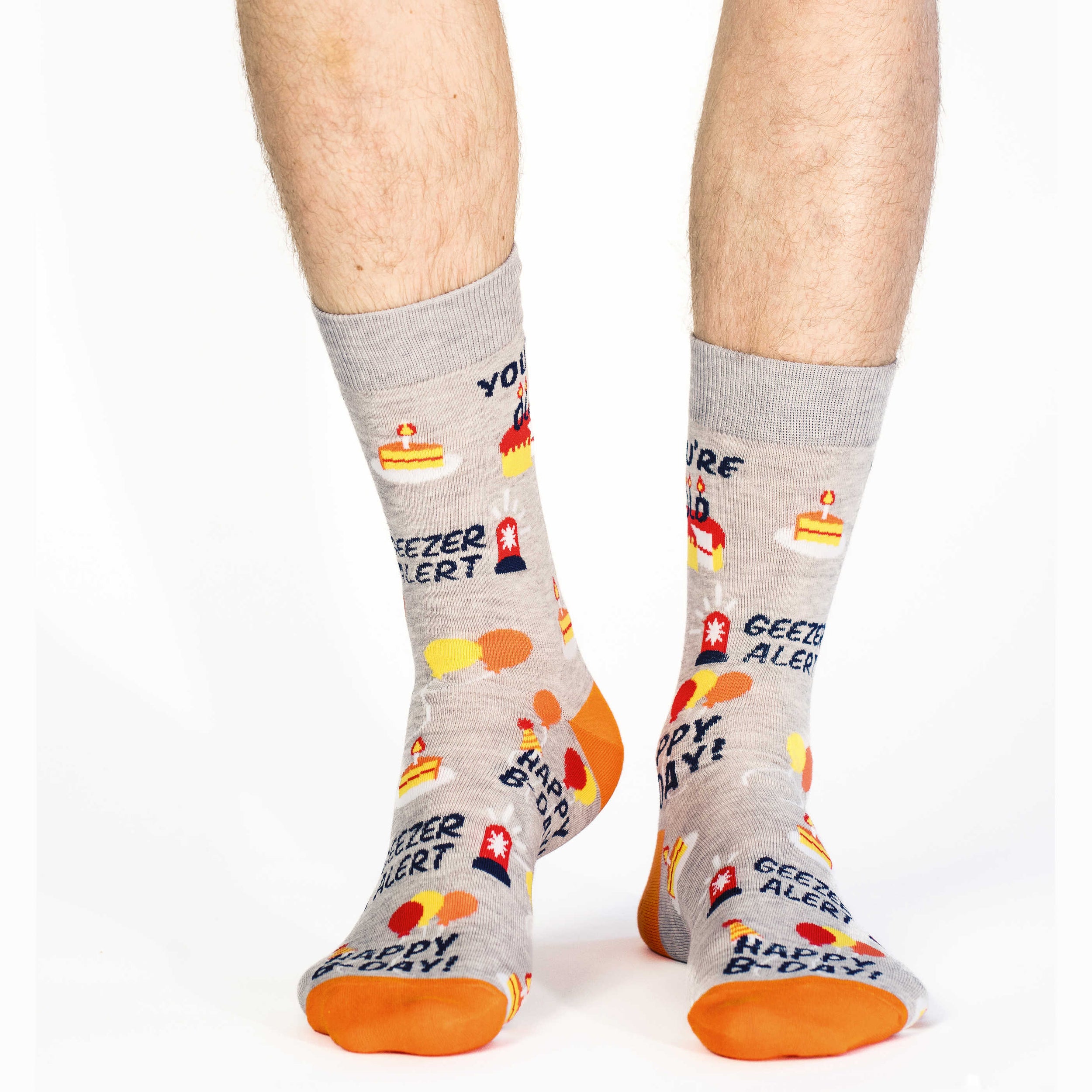 Men's Happy Birthday Geezer Socks