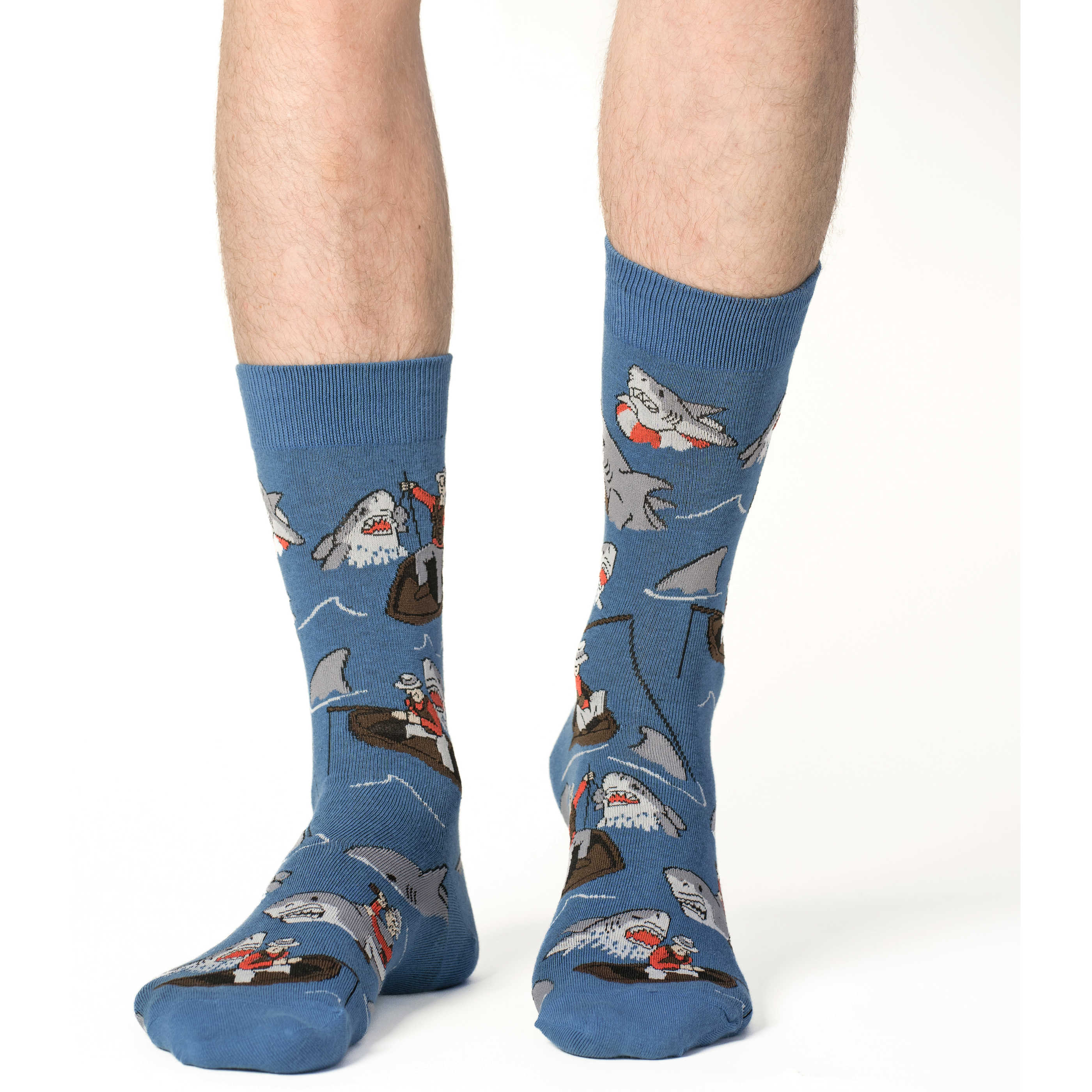 Men's Sharks vs Fishermen Socks