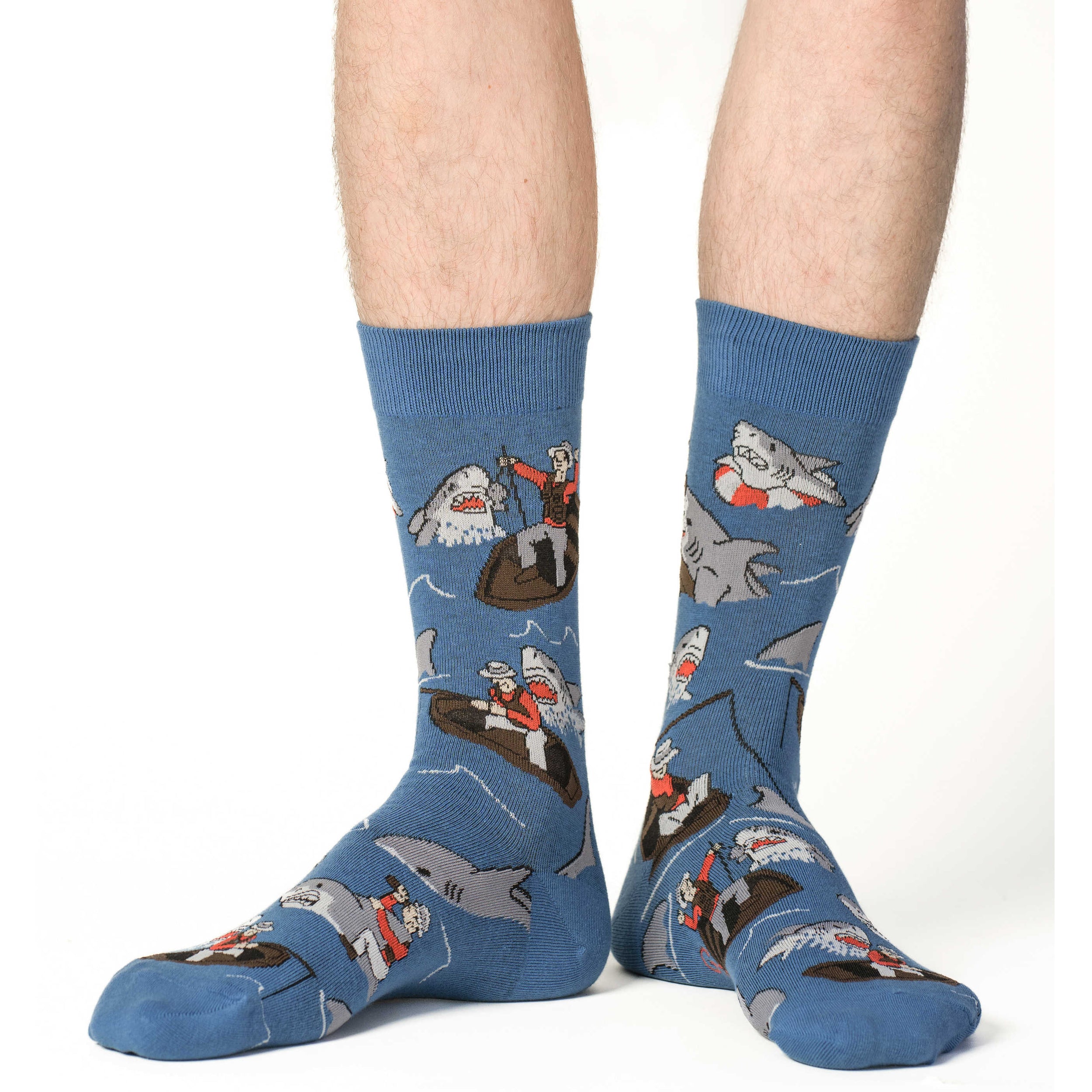 Men's Sharks vs Fishermen Socks