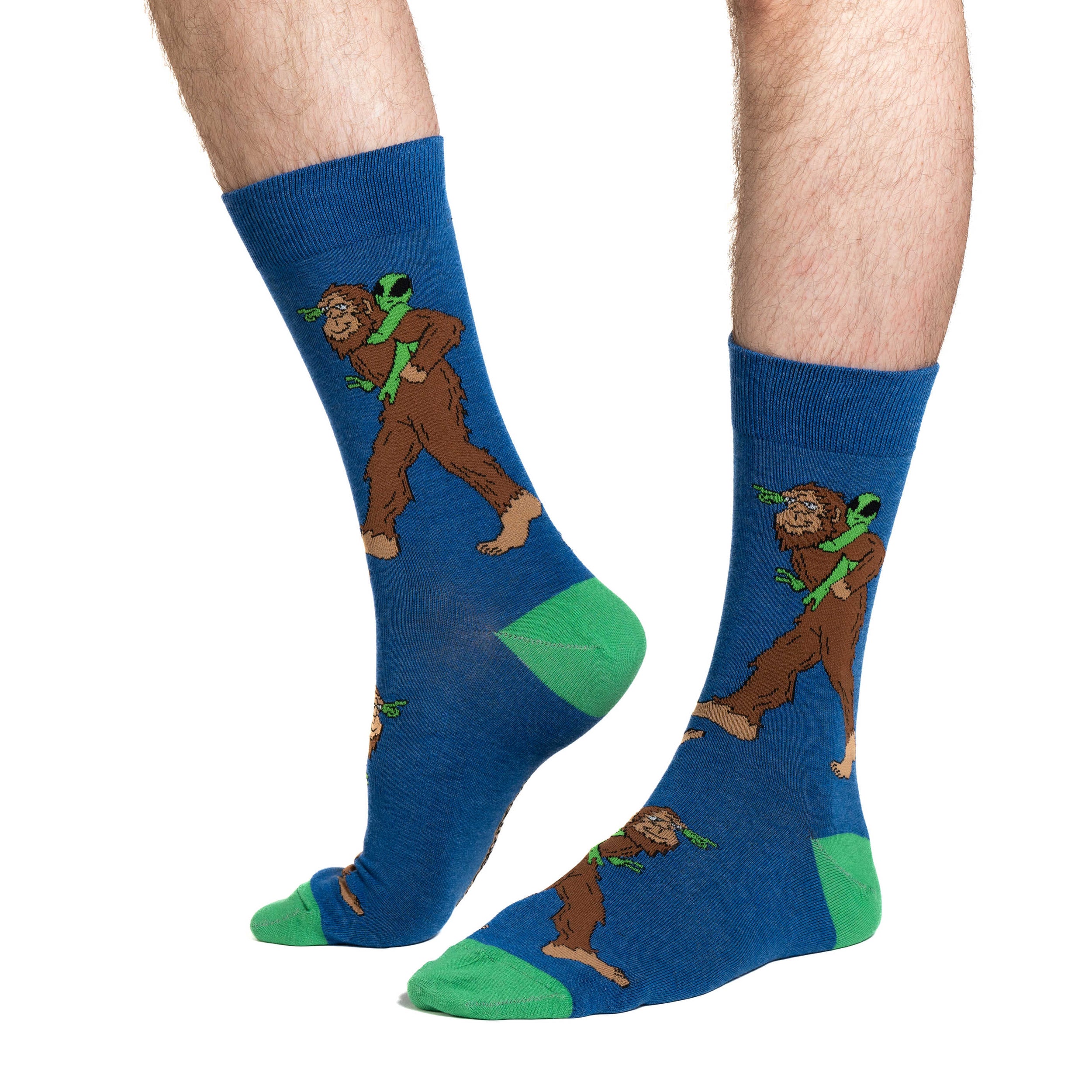 Men's Bigfoot & Aliens Socks