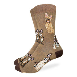 Men's Smiling French Bulldogs Socks
