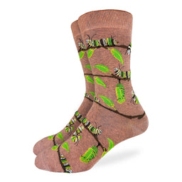 Men's Monarch Caterpillar Socks