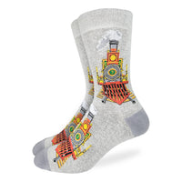 Men's Big & Tall Train Engine Socks