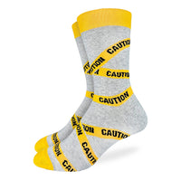 Men's Caution Tape Socks